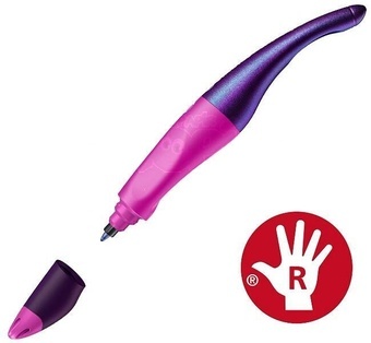 Stabilo ergonomické pero Easy original pro praváky holografická fialová