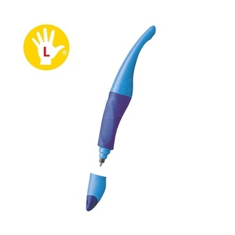 Stabilo ergonomické pero Easy original pro leváky tmavě/světle modrá