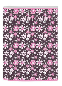Stil Školní Sešit 464 Pink Flower linkovaný 60 listů A4 plastové desky