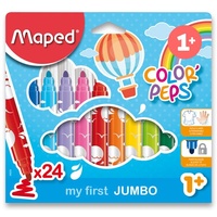 Fixy Maped Color Peps Jumbo 1+24ks Vypratelné