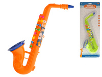 Saxofon plastový různé barvy 37cm