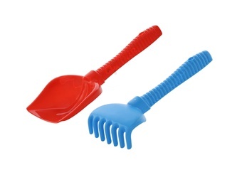 Lopatka a hrabičky na písek 27cm
