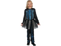 Made Karnevalový Kostým Kostra 130-140cm Šaty na karneval