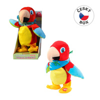 Papoušek opakující a chodící, 22 cm