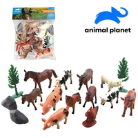 Zvířátka farma 16ks 11cm v sáčku Animal Planet
