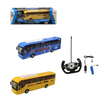 Autobus na dálkové ovládání, 4 kanál, se světlem, 27 MHz, 27 cm