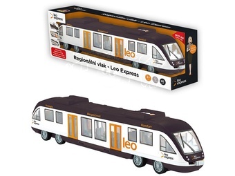Vlak Regio Leo express na setrvačník se světlem a zvukem