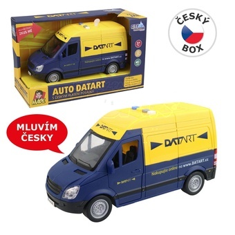 Auto dodávka DATART 22cm se zvukem na baterie