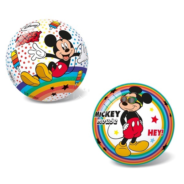 Míč 23cm Disney Mickey duhový