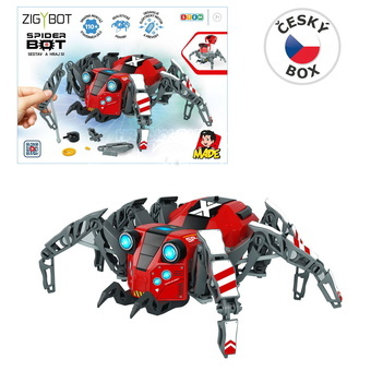 Robot Zigybot Pavouk Spider stavebnice 110 dílků