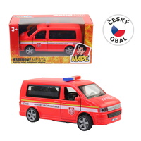 Auto, hasičská dodávka, CZ design i box