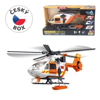 Vrtulník záchranný, 34,5 x 12 x 18cm