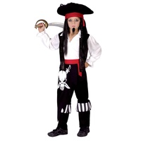 Made Karnevalový Kostým Pirát 120-130 cm Šaty na karneval