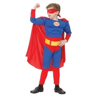 Made Karnevalový Kostým Super hrdina 120-130 cm Šaty na karneval