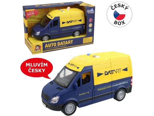 Auto dodávka DATART 22cm se zvukem na baterie