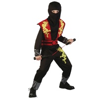 Made Karnevalový Kostým Ninja 120-130 cm Šaty na karneval