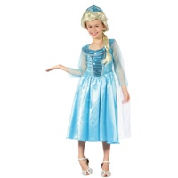 Made Karnevalový Kostým Ledová princezna 110-120 cm  Šaty na karneval