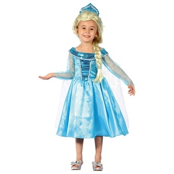 Made Karnevalový Kostým Ledová princezna 92 -104 cm Šaty na karneval