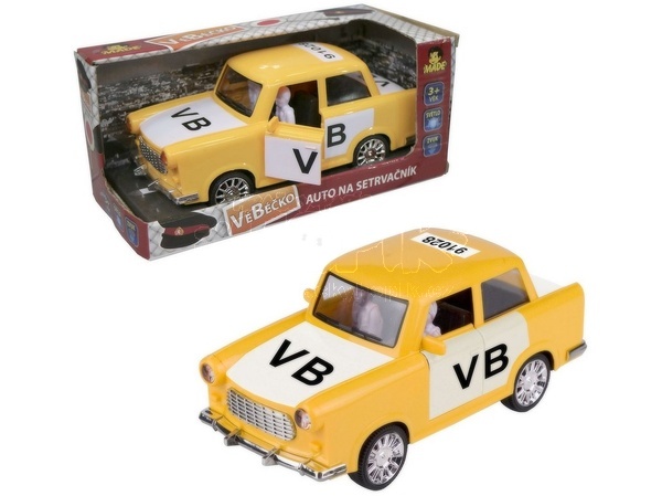 Auto Trabant VB VéBéčko na setrvačník 18cm se zvukem a světlem