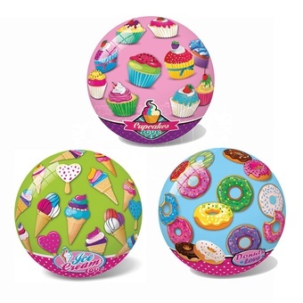 Míč zmrzlina cupcakes donut 14cm