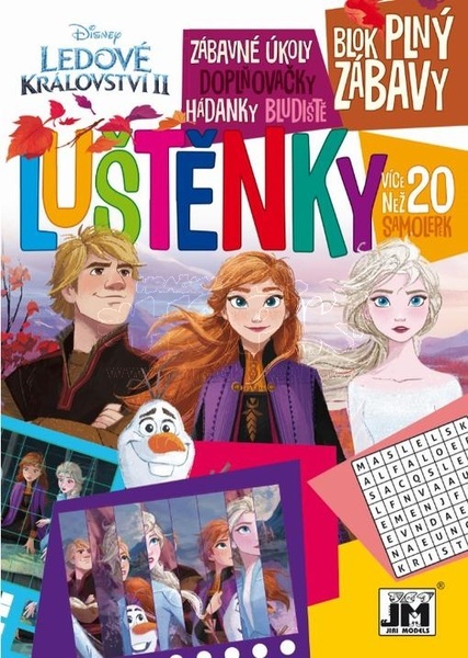 Jiri Models Blok plný zábavy Luštěnky Ledové království Frozen