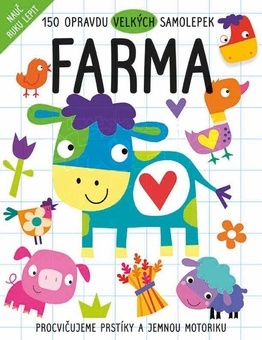 Jiri Models Samolepková knížka Velké samolepky Farma