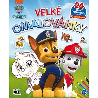 Velké omalovánky Tlapková patrola