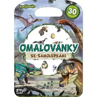 Omalovánky se samolepkami Dinosauri
