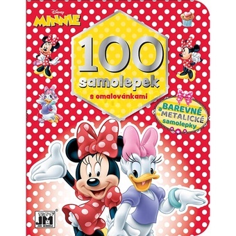 Jiri Models 100 samolepek s omalovánkami Minnie