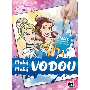 Jiri Models Vodové omalovánky Maluj vodou Disney Princezny