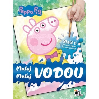 Jiri Models Vodové omalovánky Maluj vodou Prasátko Peppa Pig