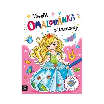 Omalovánka Veselé princezny
