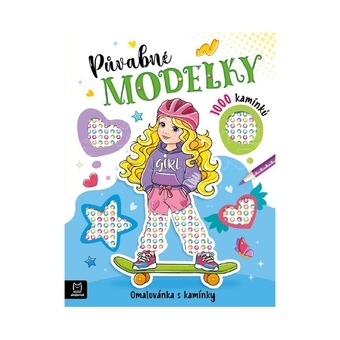 Omalovánka s kamínky Půvabné modelky