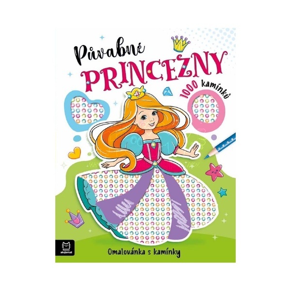 Omalovánka s kamínky Půvabné princezny