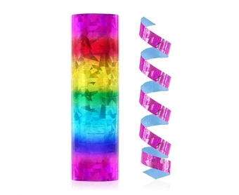 Serpentýny Duhová hologram 4m