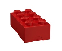 LEGO® box na svačinu červený 100x200x75mm