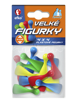 Efko 54912 Figurky na člověče 4,4cm plastové