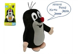 Moravská Ústředna Krtek 16cm mluvící 12 originál zvuků