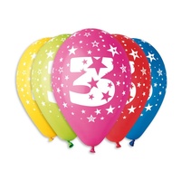 Nafukovací balónky s číslem 3 5ks