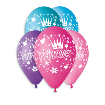 Nafukovací balónky Princezny Princess 5ks