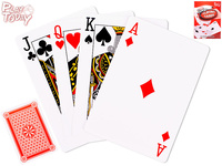Play Today hrací karty jumbo 17cm 54karet v krabičce