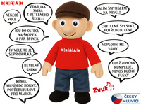 Plyšový Panáček Brňák 32cm mluvící hantecem