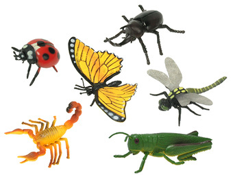 Hmyz plast různé druhy