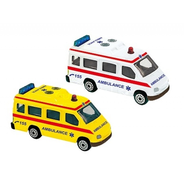 Ambulance 7cm kov 2 barvy
