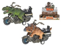 Motorka Dinosaurus na setrvačník 2druhy plast 11cm