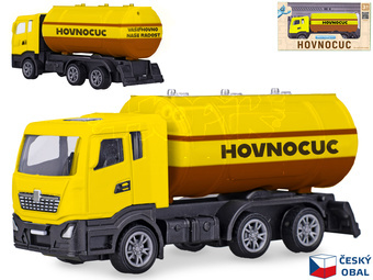 Auto nákladní Hovnocuc 12cm kov zpětný chod v krabičce