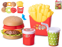 Fastfood hrací set 11ks na kartě