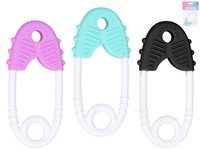 Kousátko spínací špendlík silikonové různé barvy