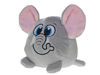 Slon plyšový kulatý 30cm 0m+ v sáčku