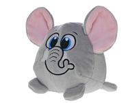 Slon plyšový kulatý 30cm 0m+ v sáčku